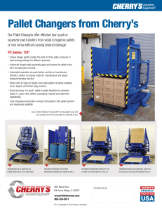 Pallet Changers from Cherry’s