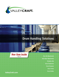 Drum Handling Solutions New Item Inside