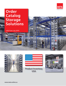 Order Catalog Storage Solutions