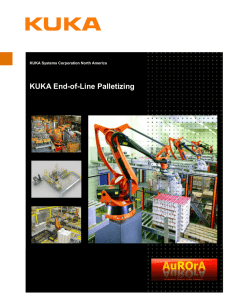 SOLUTION SERVICES KUKA End-of-Line Palletizing KUKA Systems Corporation North America
