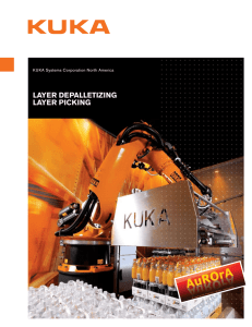 LAYER DEPALLEtIZING LAYER PICKING KUKA Systems Corporation North America