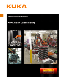 SOLUTION SERVICES KUKA Vision-Guided Picking KUKA Systems Corporation North America