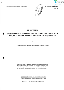 INTERNATIONAL BOTTOM TRAWL SURVEY IN THE NORTH Ref.G ICES CM 1998/D:6