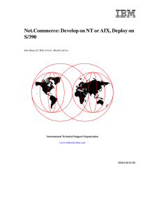 Net.Commerce: Develop on NT or AIX, Deploy on S/390 SG24-5516-00