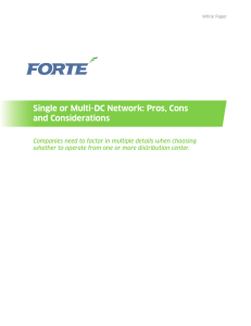 Single or Multi-DC Network: Pros, Cons and Considerations