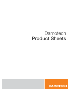 Damotech Product Sheets