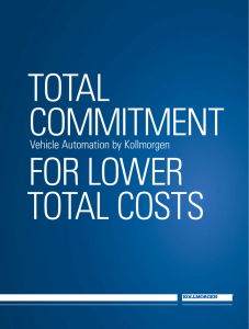 TOTAL COMMITMENT FOR LOWER TOTAL  COSTS