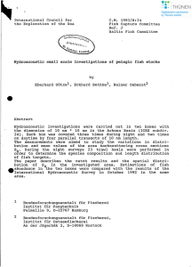 International Council for C.M. 1993/B:34 the Exploration of the Sea Fish Capture Committee