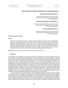 Wine Festivals as a Vehicle of Promotion of a Tourist... Mediterranean Journal of Social Sciences Jesus Claudio Perez Galvez (Ph. D.)