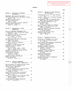 CONTENTS Page Section  4. Advances  in  Plant  Selection
