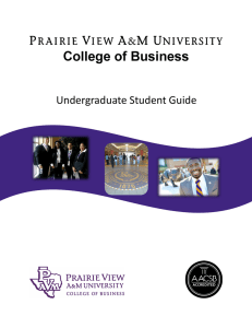 Undergraduate Student Guide