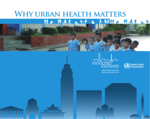 Why urban health matters