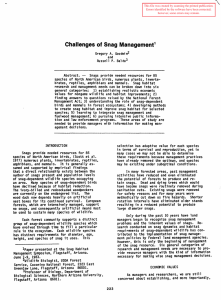 Challenges of Snag  Management
