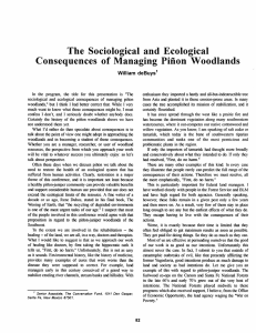 The  Sociological  and  Ecological