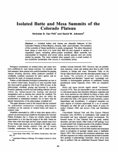 Isolated  Butte  and Mesa  Summits  of... Colorado  Plateau - W.