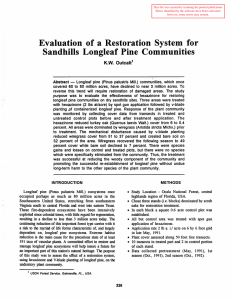 Evaluation  of a  Restoration  System  for w. K.