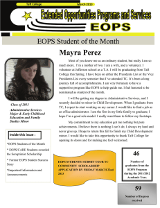 Mayra Perez EOPS Student of the Month