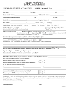EOPS/CARE STUDENT APPLICATION       ...