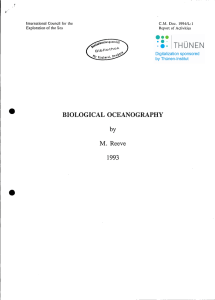 • ß/ by BIOLOGICAL OCEANOGRAPHY