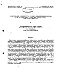International Council for C.M.1994/L:17, Ref. the Exploration ofthe Sea iological Oceanography Committee