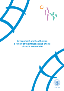 Environment and health risks: of social inequalities