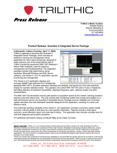 Press  Release  Product Release: Guardian II Integrated Server Package