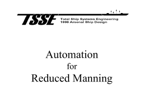 Automation Reduced Manning for
