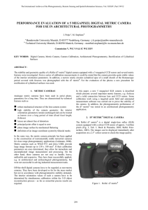 PERFORMANCE EVALUATION OF A 5 MEGAPIXEL DIGITAL METRIC CAMERA