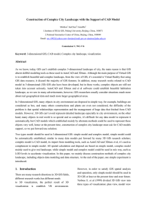 Construction of Complex City Landscape with the Support of CAD...
