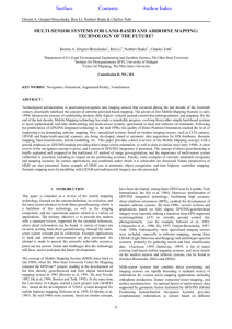 MULTI-SENSOR SYSTEMS FOR LAND-BASED AND AIRBORNE MAPPING: TECHNOLOGY OF THE FUTURE?