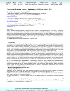 Topological Relations between Random Areal Objects within GIS