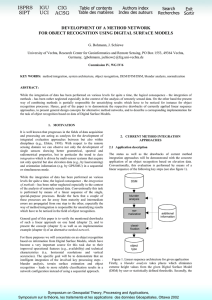 DEVELOPMENT OF A METHOD NETWORK