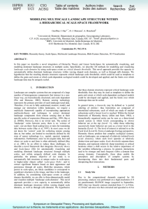 MODELING MULTISCALE LANDSCAPE STRUCTURE WITHIN A HIERARCHICAL SCALE-SPACE FRAMEWORK