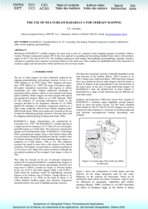 THE USE OF MULTI-BEAM RADARSAT-1 FOR TERRAIN MAPPING