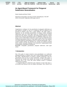 An Agent-Based Framework for Polygonal Subdivision Generalisation ISPRS IGU