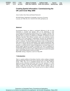 Creating Spatial Information: Commissioning the UK Land Cover Map 2000 ISPRS IGU