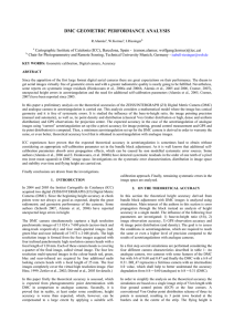 DMC GEOMETRIC PERFORMANCE ANALYSIS