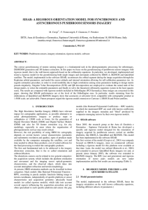 SISAR: A RIGOROUS ORIENTATION MODEL FOR SYNCHRONOUS AND