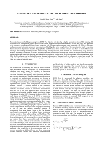 AUTOMATED 3D BUILDING GEOMETRICAL MODELING FROM DSM