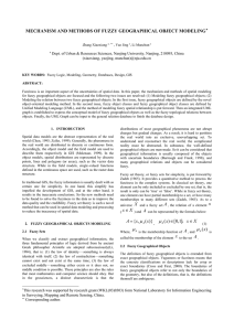 MECHANISM AND METHODS OF FUZZY GEOGRAPHICAL OBJECT MODELING