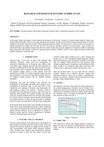 RESEARCH AND DESIGN OF DYNAMIC SYMBOL IN GIS