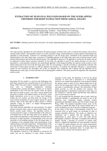 EXTRACTION OF 3D SPATIAL POLYGONS BASED ON THE OVERLAPPING