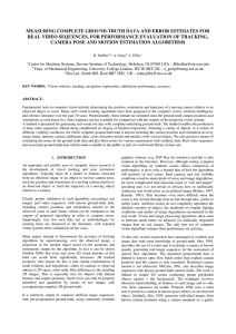 MEASURING COMPLETE GROUND-TRUTH DATA AND ERROR ESTIMATES FOR