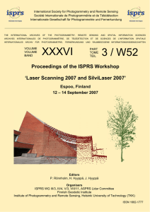 International Society for Photogrammetry and Remote Sensing