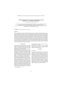 A METHOD OF DIRECTLY ESTIMATING STEMWOOD VOLUME FROM GLAS WAVEFORM PARAMETERS