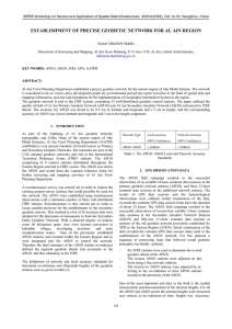 ISPRS Workshop on Service and Application of Spatial Data Infrastructure,...