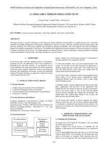 ISPRS Workshop on Service and Application of Spatial Data Infrastructure,...