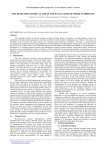 NDT DETECTION OF DECAY AREAS AND EVALUATION OF THEIR ATTRIBUTES