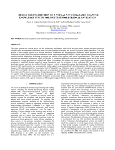 DESIGN AND CALIBRATION OF A NEURAL NETWORK-BASED ADAPTIVE