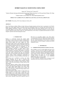 RTIBET RAILWAY SURVEYING USING MMT